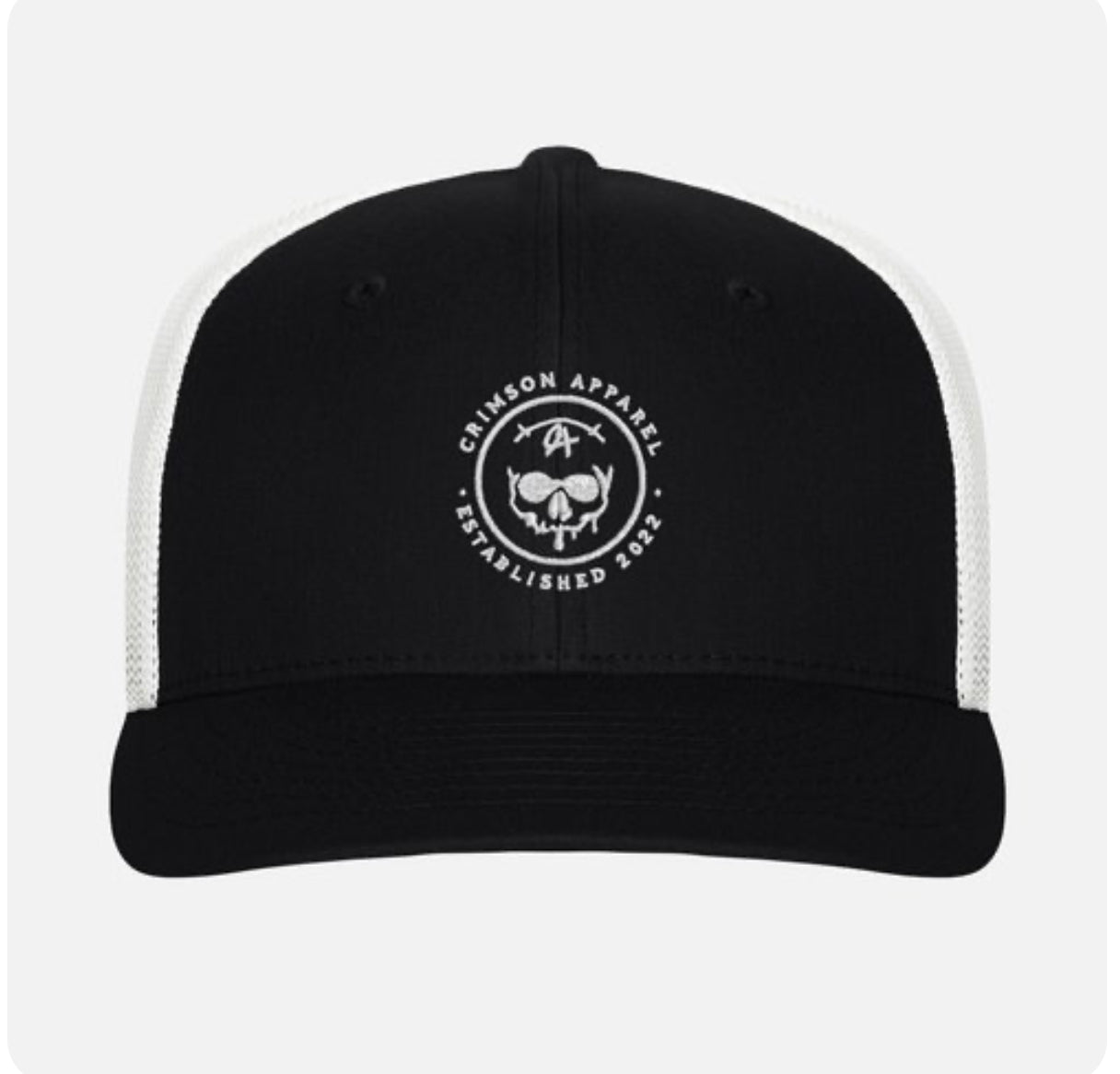 Crimson Snapback Grey/White