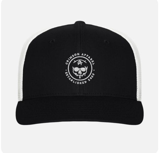 Crimson Snapback Grey/White